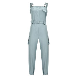 Trendy Solid Color Overalls